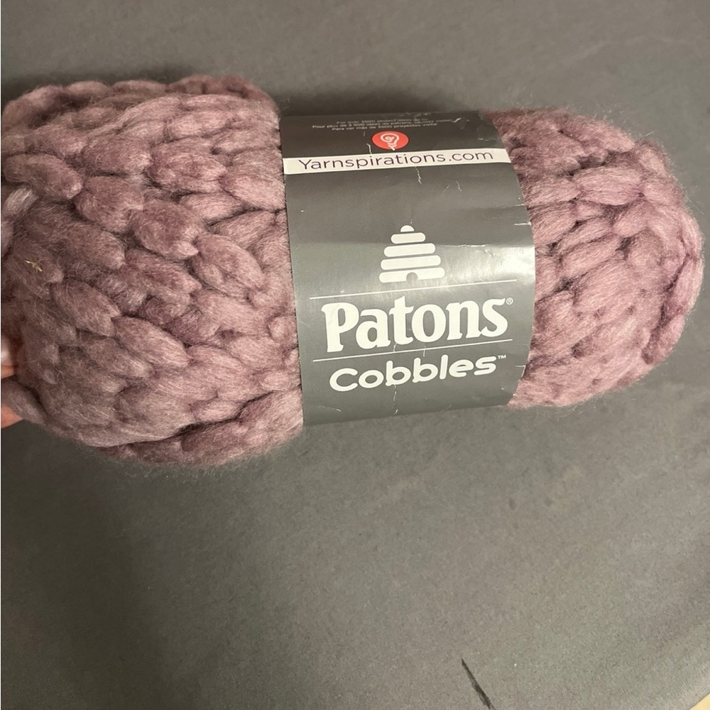 Patons Cobble Yarn in frosted plum